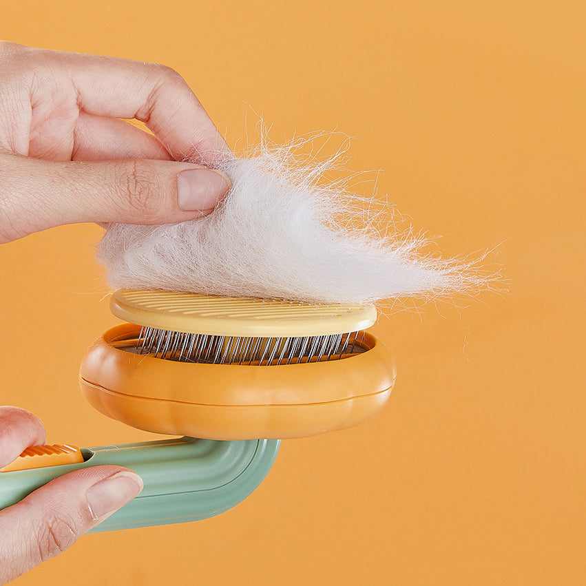 Cute Pumpkin Pet Grooming Comb