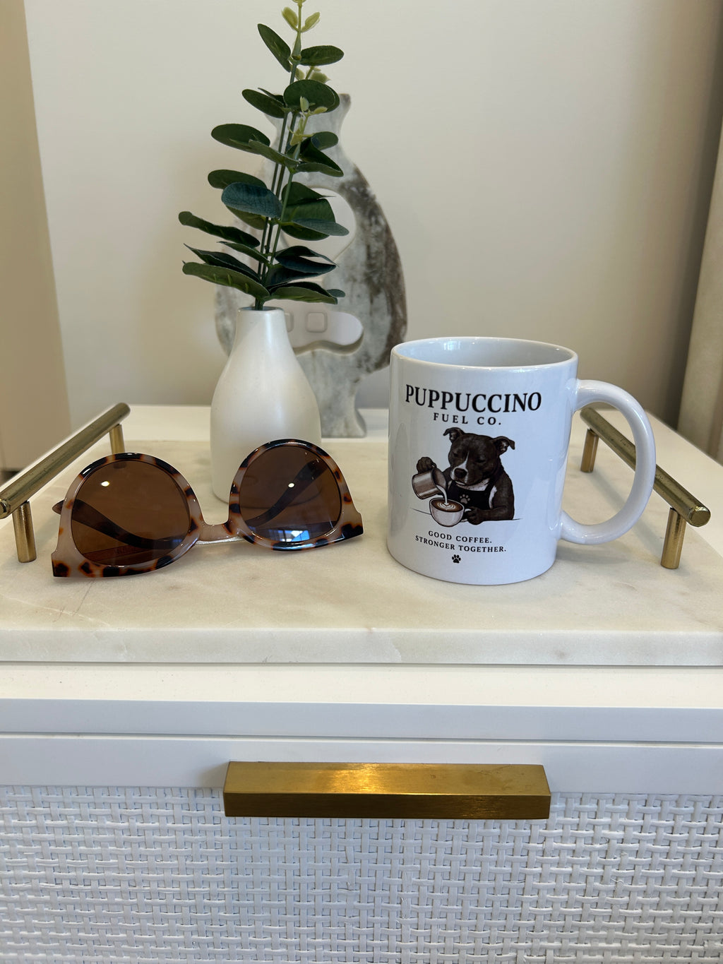 Puppuccino Staffy Coffee Mug