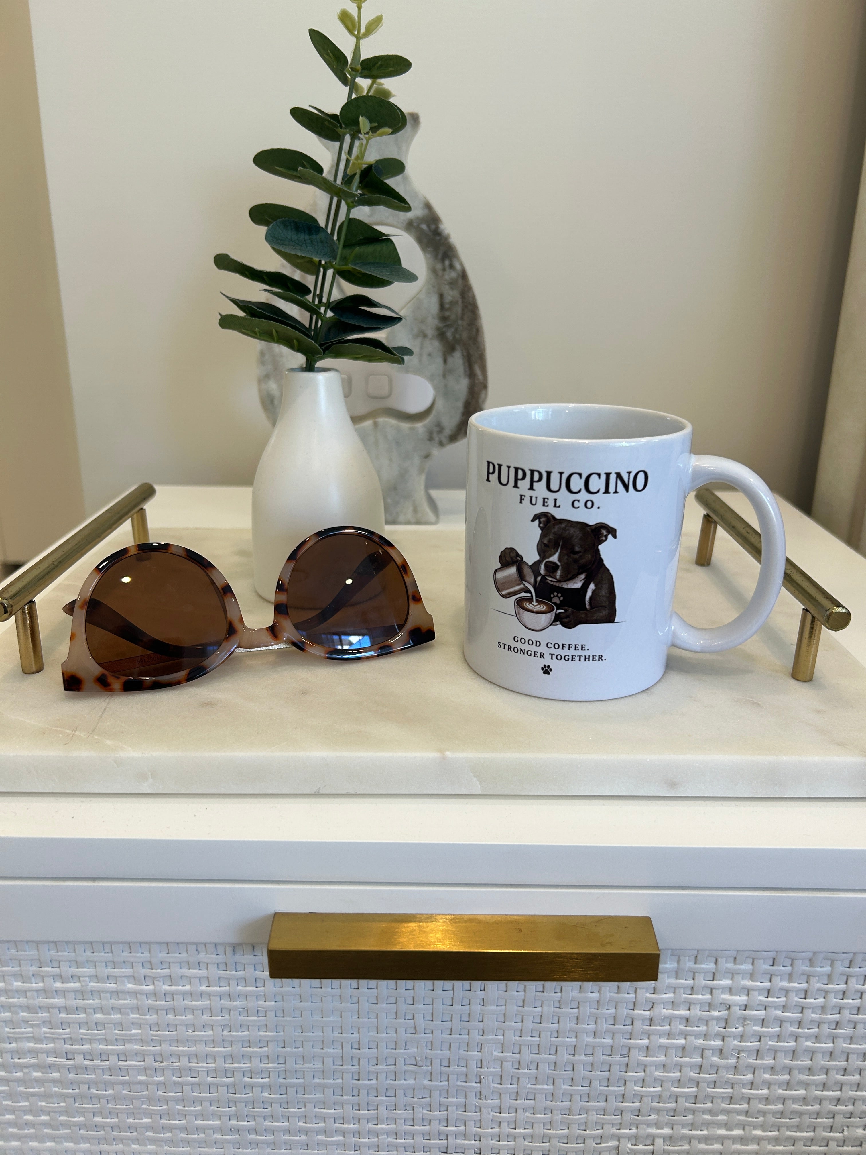 Puppuccino Staffy Coffee Mug