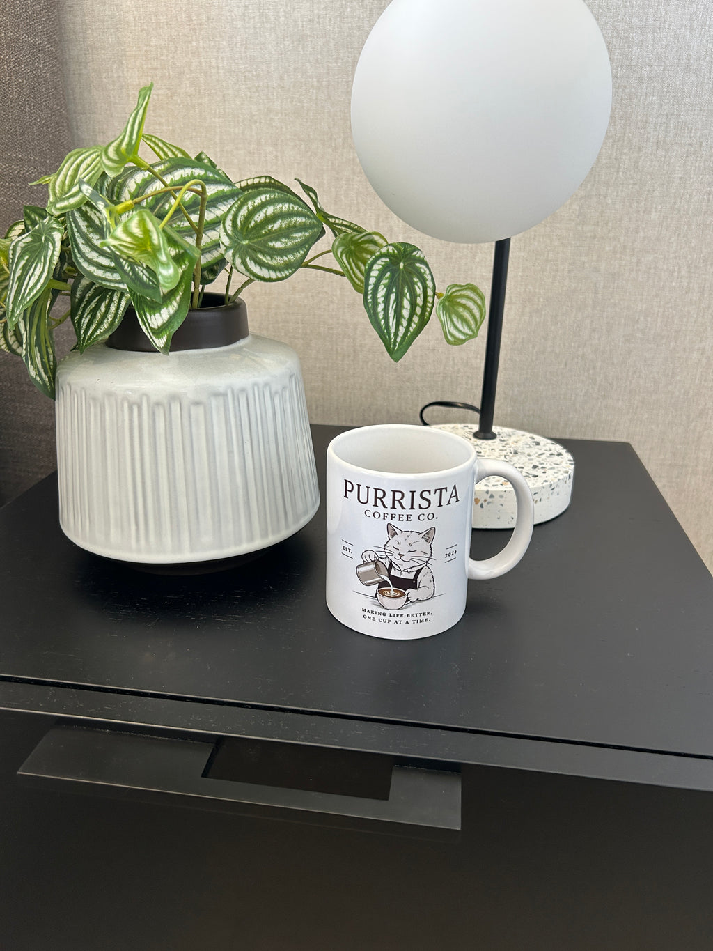 Purrista Coffee Mug – Cute Ceramic Mug for Cat & Coffee Lovers