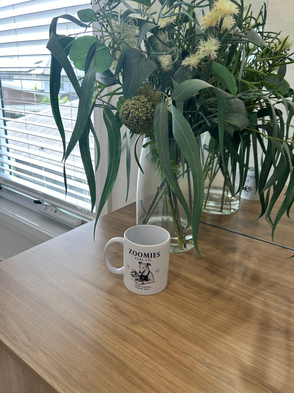 Zoomies Coffee Mug – Cute Greyhound Mug for Dog Lovers