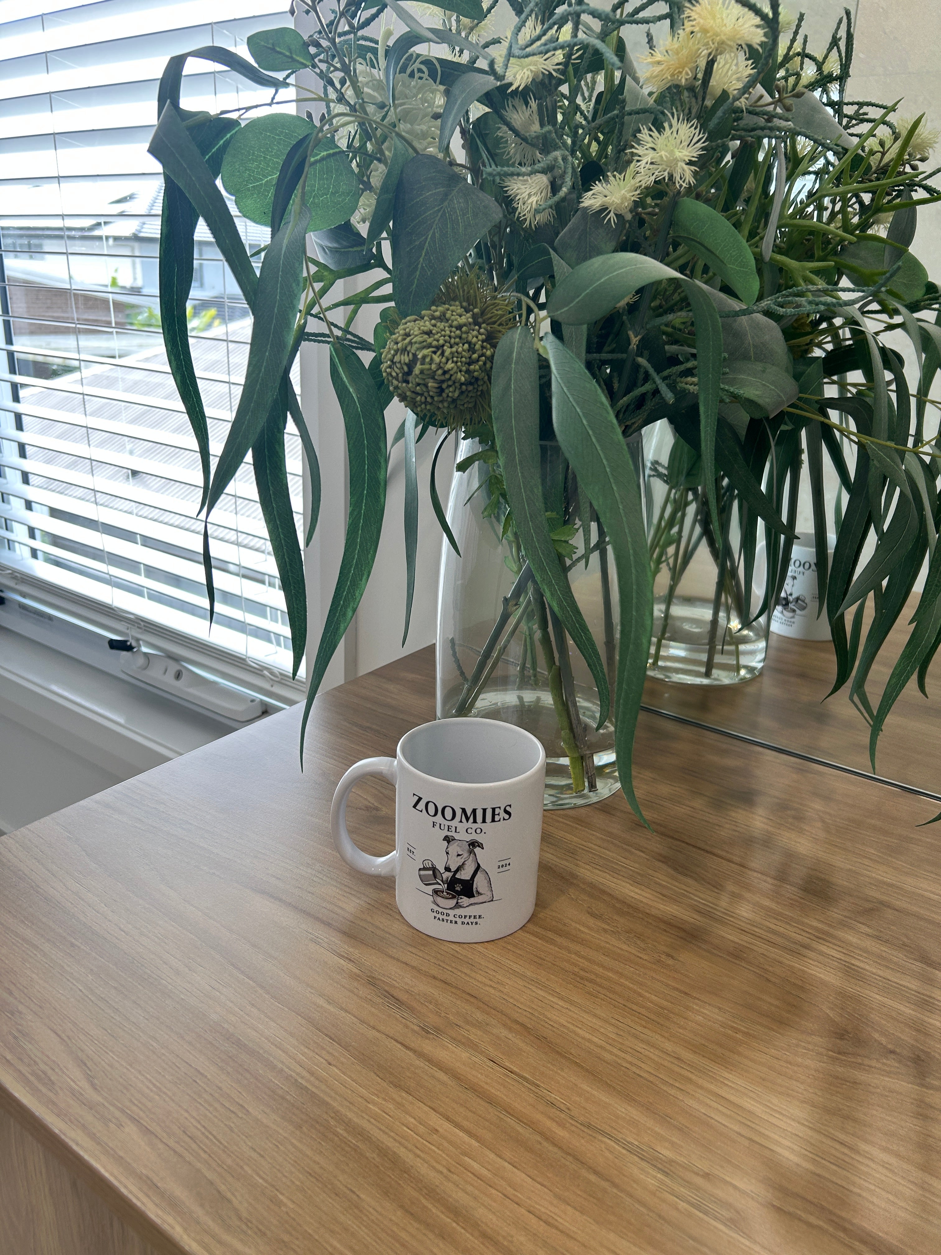 Zoomies Coffee Mug – Cute Greyhound Mug for Dog Lovers