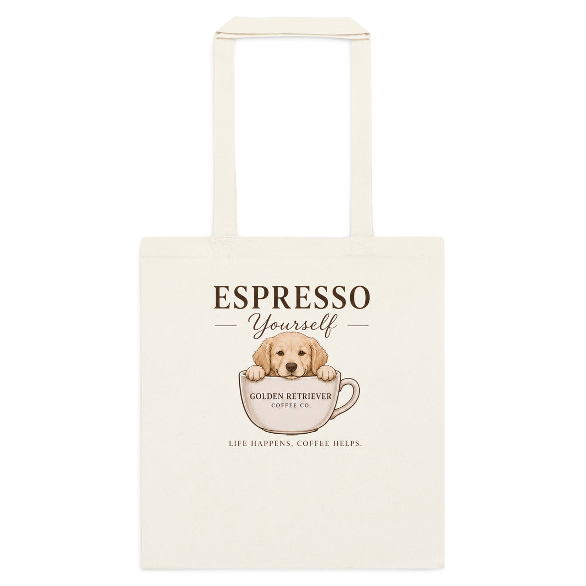 Golden Retriever Gift Set Mug and Tote