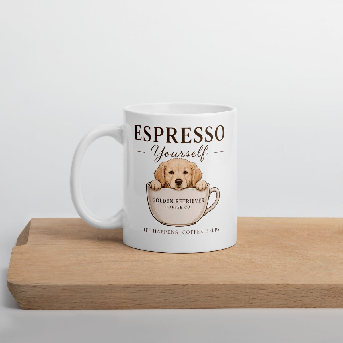 Golden Retriever Gift Set Mug and Tote